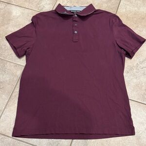 Michael Kors Deep Burgundy Polo Shirt